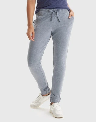 Hanes Sweatpants Jogger Pockets Women's Tri blend French Terry Drawcord Fleece - Image 1 of 4