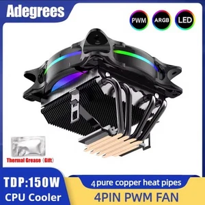 DEEPCOOL AG400 Air Cooler 4 Heat Pipe ARGB PWM Processador CPU Cooler - Picture 1 of 6
