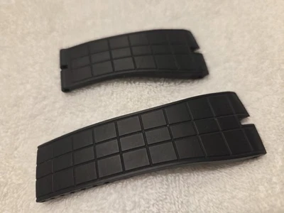 Correa de reloj Roger Dubuis auténtica de goma negra para buzo fácil modelo 27/M Foto 1 de 4