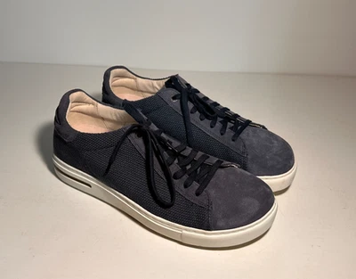 Кроссовки Birkenstock изогнутые низкие темно-синие замшевые на шнуровке размер 42 L 11/M 9 - Изображение 1 из 4