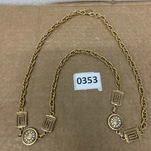 vintage givenchy necklace gold tone - Picture 1 of 6