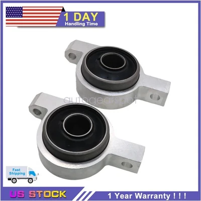 Bujes de brazo de control inferior delantero 2 piezas aptos para Infiniti G25 G35 G37 Q40 tracción trasera Foto 1 de 4