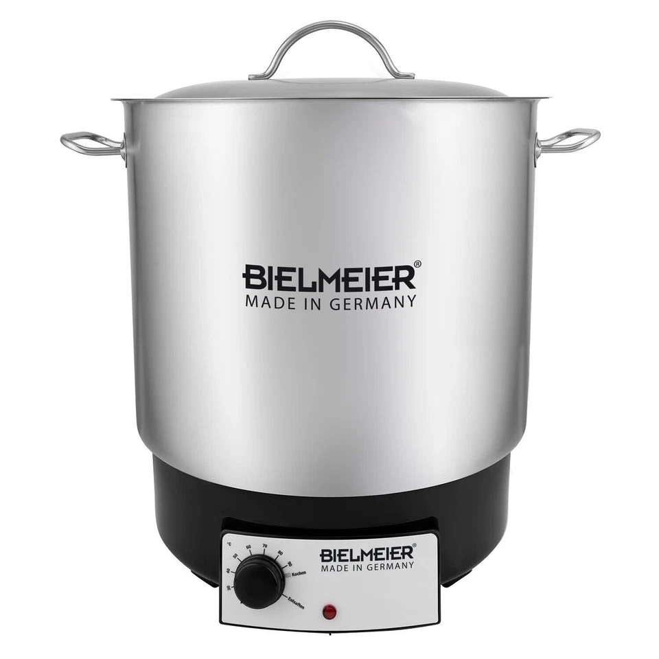 BIELMEIER Einkochautomat Einkocher Einkochtopf einwecken Edelstahl 29 Liter