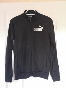 Women's Puma Black Full-Zip Track Jacket - Size XS/8 - Picture 1 of 11