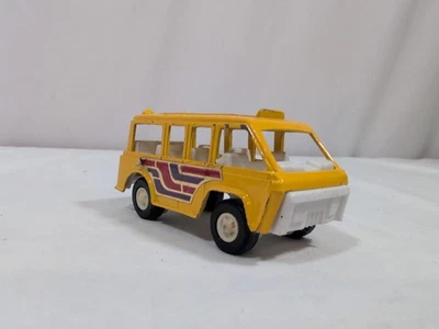 Vintage 70s80s Diecast Tootsietoy  Graphic Van School Bus Yellow USA - Image 1 of 4