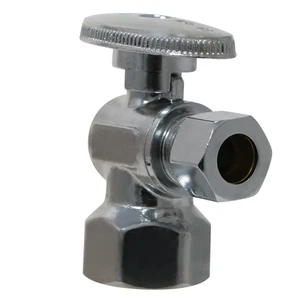 20 Pcs 3/8" OD Compression x 1/2" FIP Angle Valve, Female Angle Valve, Lead Free - Picture 1 of 7