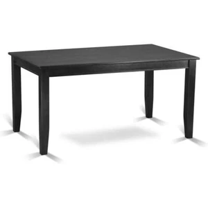 Dudley Rectangular Dining Table 36"x60" in Black Finish - Picture 1 of 3