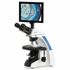 Amscope 40X-1000X trinokulares Koehler LED Mikroskop + Touchscreen Bildgebungssystem - Bild 1 von 5
