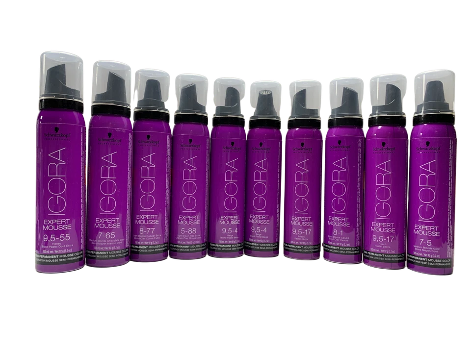 Mousse Schwarzkopf Igora Expert color 3,2 oz (elige la tuya) Foto 1 de 1