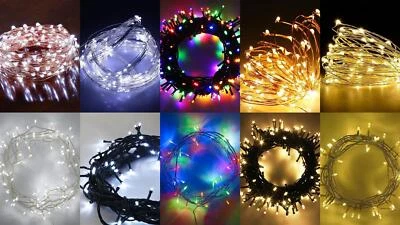 Fairy LED Lights Christmas Battery Operated Outdoor Indoor Xmas Tree Home Decor - Image 1 of 2