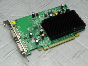 NVIDIA E-GEFORCE 6200LE Graphics Video Card 128MB Dual DVI-I - Picture 1 of 6