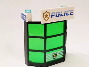 LEGO Estación de Policía Ventana con Letreros Minifigura Buliding Parte Departamento de la Ciudad - Imagen 1 de 3