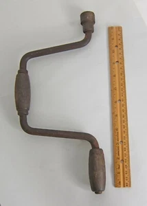 Antigua LLAVE DE VELOCIDAD DE BORDE DE COCHE VINTAGE buena para utilería de cueva o película para hombre - Imagen 1 de 6