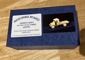 Memorable Models 7mm Thornycroft Camión Kit MM7001 - Imagen 1 de 2