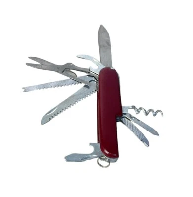 Vintage Stainless Steel 12 Tool All Purpose Wonder Pocket Knife - Image 1 of 4