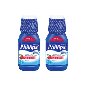 Phillips’ Milk of Magnesia Liquid Laxative, Wild Cherry Flavor 355ml - Picture 1 of 7