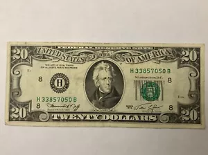 1974 $20 Twenty Dollar Bill Series 1974 St. Louis Federal Reserve Note - Picture 1 of 2