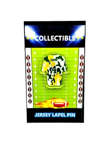 Green Bay Packers Brett Favre Trikot Anstecknadel - Classic Throwback Sammlerstück - Bild 1 von 1