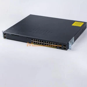 ONE Used Cisco WS-C2960X-24PS-L Catalyst 2960-X 24 Port PoE Switch - Afbeelding 1 van 1