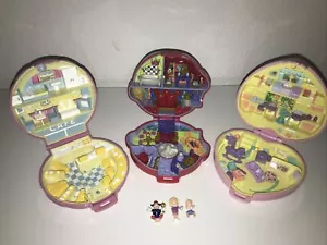 POLLY POCKET - Bluebird - Mini Heart - Disney - Shell - Pink - Partial Defect - Picture 1 of 13