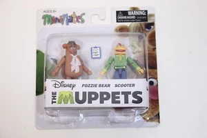 The Muppets Minimates Series 1 Fozzie Bear & Scooter - New Sealed - Picture 1 of 4