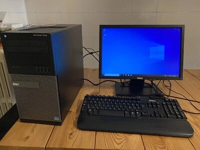 COMPUTER PC DELL OptiPlex 7010 i5 RAM 16 GB SSD 512  + MONITOR DELL E1911 19" - Imagen 1 de 4
