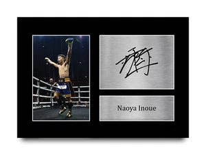 Naoya Inoue A4 Boxing Gift Idea Signed Autograph Photo Prints to Boxer Fans - Picture 1 of 17
