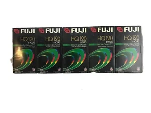 Fuji HQ 120 High Quality Multi Purpose Videotape Lot Of 5 - Picture 1 of 1
