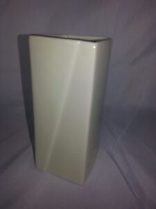 Mikasa Ivory china Vase Gold Trim 4 3/4" Tall Square