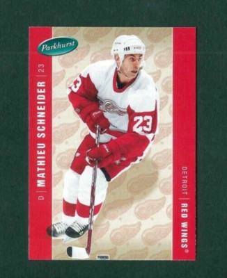 2005-06 Parkhurst #174 Mathieu Schneider Detroit Red Wings - Image 1 of 2
