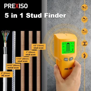 5-In-1 Wall Stud Finders&Scanners, Stud Finder Tool for Wood Ac Wire Metal Studs - Picture 1 of 9