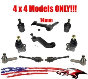 Nuevo kit de dirección de 10 piezas para Dodge Dakota 97-99 y Durango 98-99 14 mm brazo de ralentí 4x4 - Imagen 1 de 7