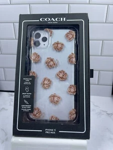 iPhone 11 Pro Max Coach New York Protective Case (6.5") - Dreamy Peony Pink - Photo 1 sur 2