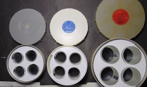 Lote de 3 Juegos Ópticos Planos Paralelos 15mm 40mm 65mm Micrómetro Calibración - Imagen 1 de 6
