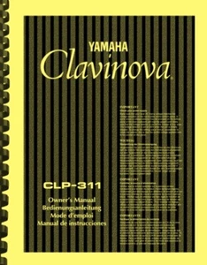 Yamaha Clavinova CLP-311 Digital Piano OWNER'S MANUAL - Picture 1 of 3