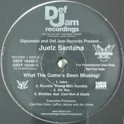 JUELZ SANTANA "WHAT THE GAME'S BEEN MISSING!" 2005 3X VINYL LP CLEAN *SEALED* - Image 1 of 3
