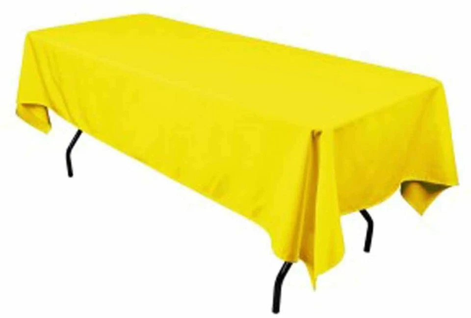 Premium Polyester Rectangular Tablecloth – 60"x108" for Weddings & Events - Image 1 of 1
