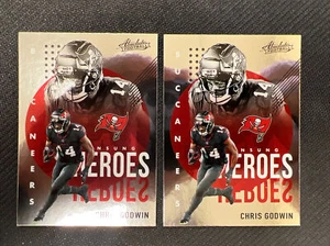 2x LOT 2021 Panini Absolute Chris Godwin Unsung Heroes #UH15 - Bild 1 von 8