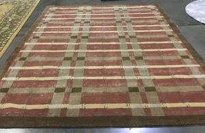 OCTOBER LEAF RED  8' X 10' Back Stain Rug, Reduced Price 1172661095 MSR3613D-8 - Picture 1 of 4