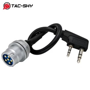 TAC-SKY DIY Stecker U-283 6 Pin auf 2PIN K Stecker Adapter PRC 152/148 Dummy Case - Bild 1 von 7