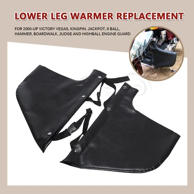 Cubierta de calentador de piernas negra suave para Victory Cross Country Kingpin Judge Foto 1 de 4