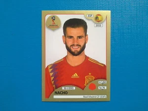 Figurine Panini World Cup Russia 2018 Gold n.136 Nacho Spain - Imagen 1 de 1