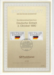1990 BRD ETB 28 Deutsche Einheit 3.10.1990 - Picture 1 of 1