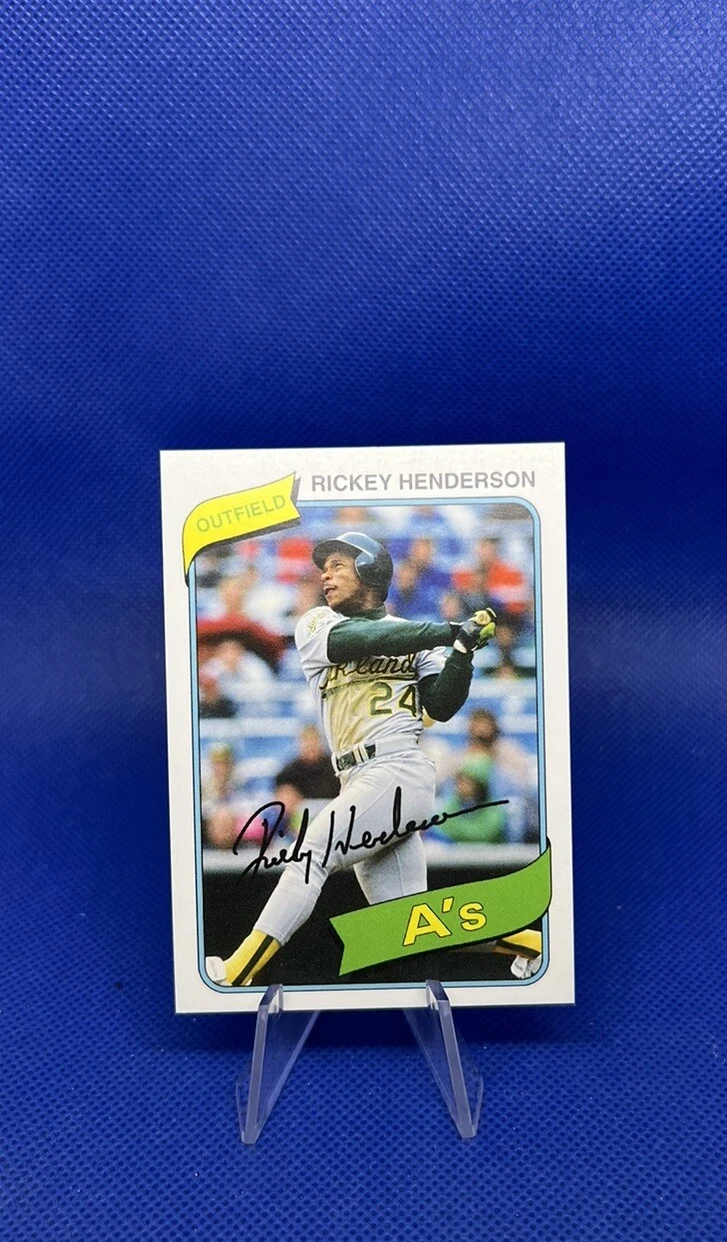 2021 Topps Throwback Thursday #TBT Online Exclusive /1222 Rickey Henderson HOF
