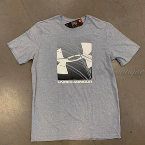 NWT Under Armour 1351923-035 Men's UA Branded Logo Graphic Shirt Tee Grey Size M - Picture 1 of 10