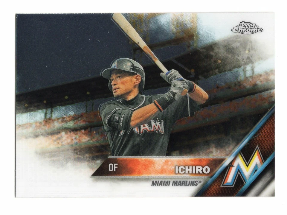  2016 Topps Chrome #116 Ichiro Suzuki Marlins - Image 1 of 1