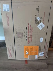 James Martin Vanities Tangent 41"x30" Framed Mirror - Silver Gray - Picture 1 of 1