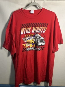 T-shirt uomo 2XL NTD Nights rossa 2024 Indianapolis - Foto 1 di 13