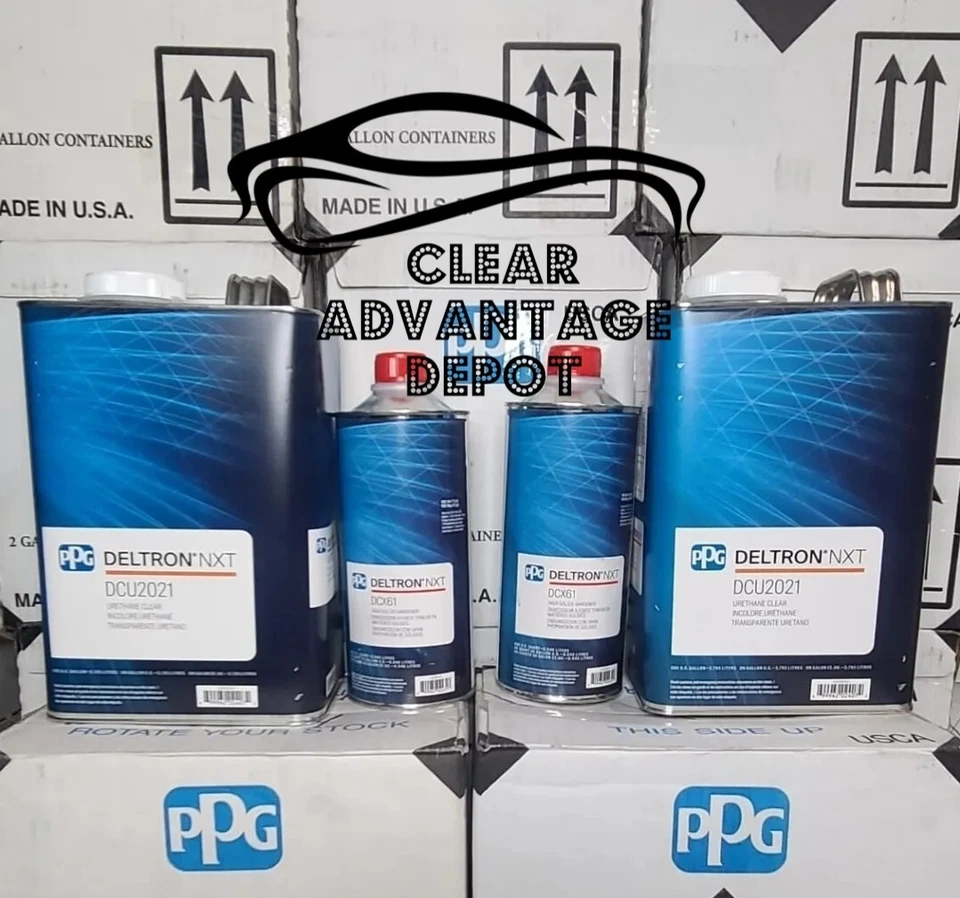 Ppg Clearcoat Deltron 2 galones Dcu2021 2 cuartos Dcx61. ¡ENVÍO GRATUITO! ¡2 kits! Foto 1 de 4