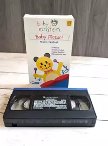 Disney Baby Einstein Baby Mozart VHS Video Tape Music Infant Learning Film - Foto 1 di 8